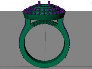 engagement diamond beautiful ring Modelo de impresión 3D