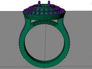 engagement diamond beautiful ring 3D Print Model