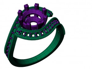 engagemnet ring Modello di stampa 3D