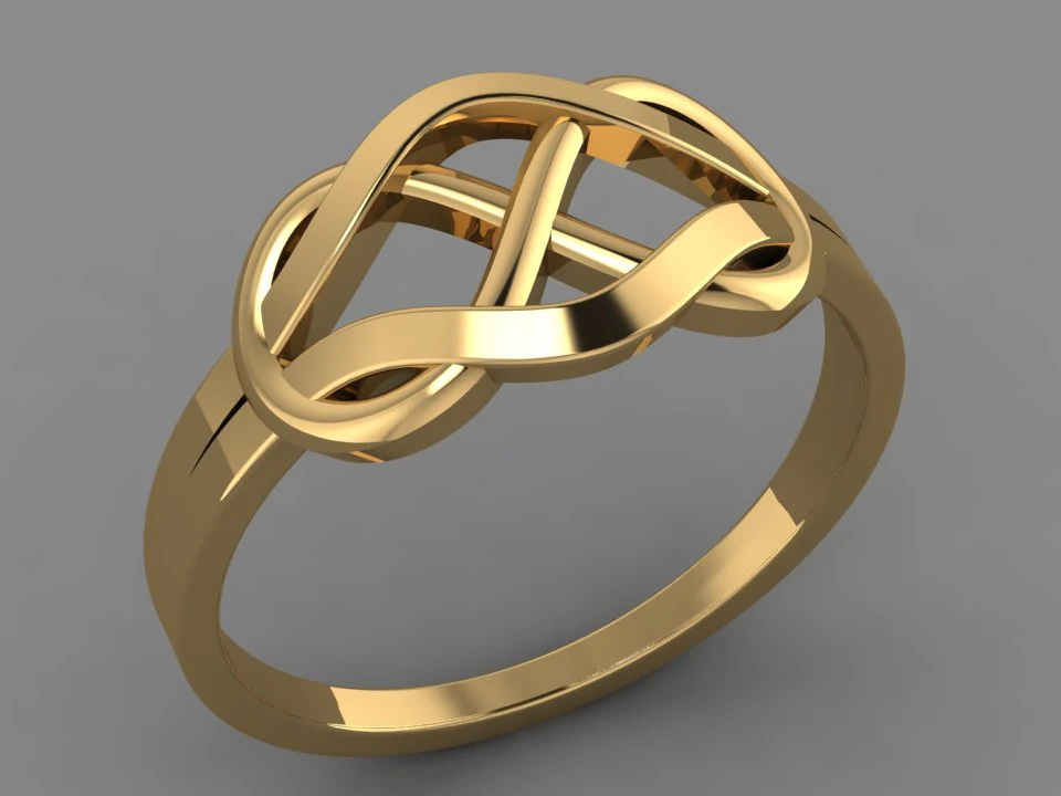beautiful ring01 3D Print Model .c4d .max .obj .3ds .fbx .stl .blend 