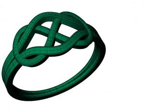 beautiful ring01 3D-printmodel