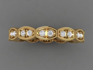 marquise eternity band Modelo de impresión 3D
