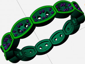 marquise eternity band Modelo de impresión 3D