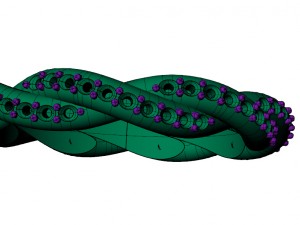 ring design twisted 3D 打印模型