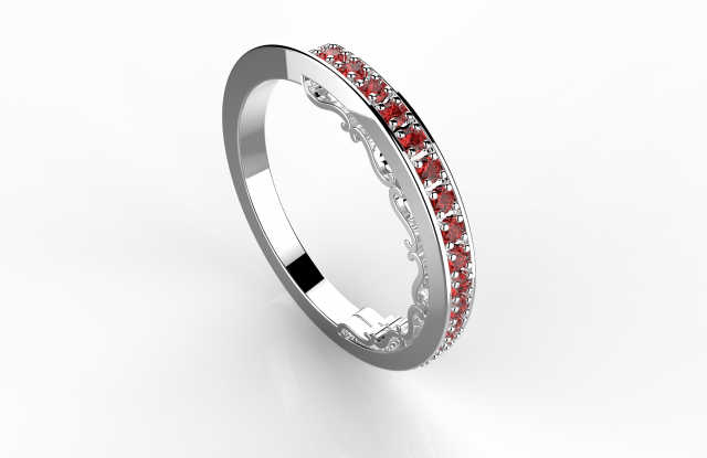 wedding band 3D Print Model .c4d .max .obj .3ds .fbx .stl .blend 