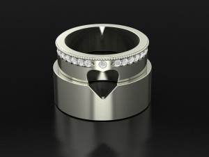 uniq wedding bands 3D Принт Модель