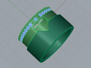 uniq wedding bands 3D Print Model