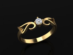 ring style 3D प्रिंट मॉडल
