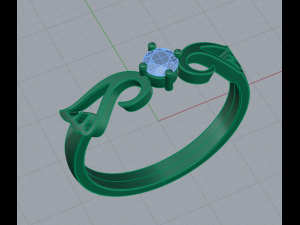ring style 3D प्रिंट मॉडल