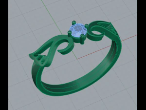 ring style 3D Print Model