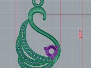 uniq necklace Model Cetak 3D