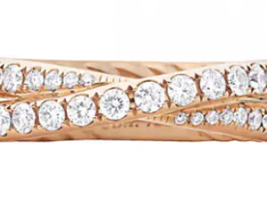 crossover wedding band style 3D Print Model
