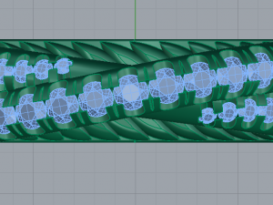 crossover wedding band style 3D 打印模型