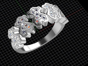 tous woman ring 3D 프린트 모델
