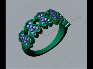 tous woman ring 3D 프린트 모델