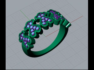 tous woman ring 3D Print Model
