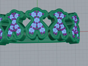 tous woman ring 3D Print Model