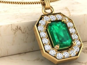 radiant halo pendant 3D Print Model