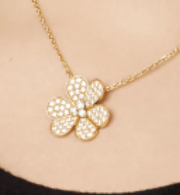 flower pendant 3D Print Model .c4d .max .obj .3ds .fbx .stl .blend 