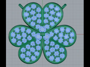 flower pendant 3D Print Model