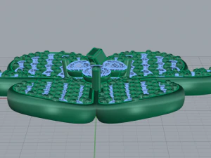 flower pendant 3D Print Model