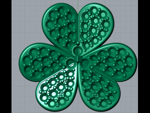 flower pendant Modello di stampa 3D