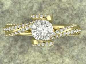 uniq style ring 3D Print Model
