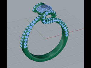 uniq style ring 3D Print Model