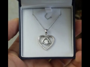 하트 펜던트 3D 프린트 모델