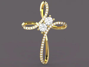 çapraz döşeme bükülmüş 3D Baskı Modeli