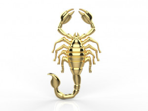 scorpion jewelry pendant 3D Print Model