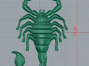 scorpion jewelry pendant 3D Print Model
