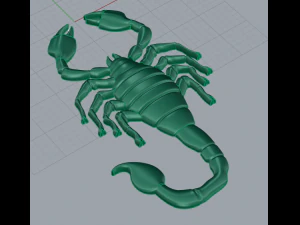 scorpion jewelry pendant 3D Print Model
