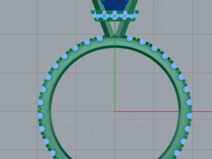 cushion ring 3D 打印模型