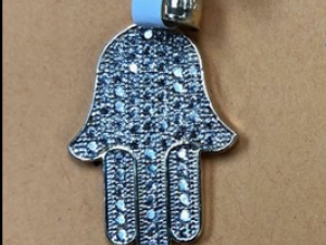 hamsa hand pave pendant Modelo de Impressão 3D