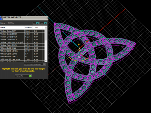 knot pave pendant Modèles 3D en vedette