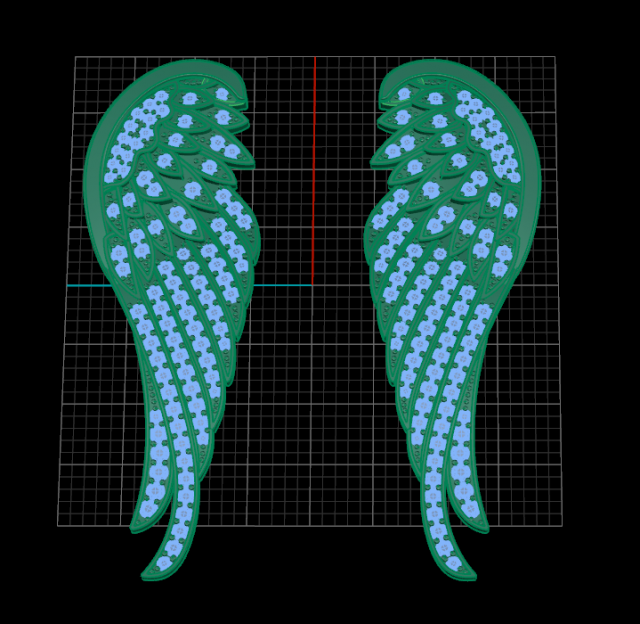 wing pave pendant Modèles 3D en vedette .c4d .max .obj .3ds .fbx .stl .blend 