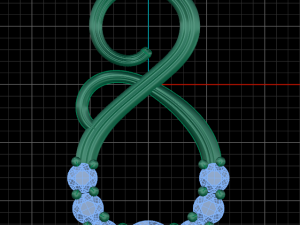 uniq diamond pendant 3D Print Model