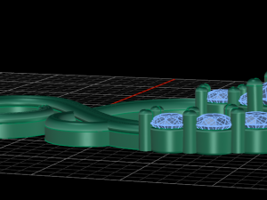 uniq diamond pendant 3D Print Model