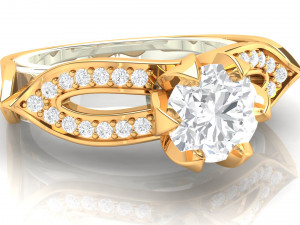 jewelry female ring Model do druku 3D