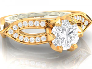 jewelry female ring 3D Print Model