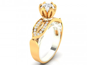 jewelry female ring 3D Print Model