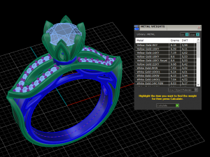 jewelry female ring Model do druku 3D