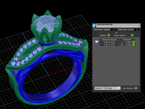 jewelry female ring Model do druku 3D