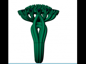 cluster design ring Modelo de Impressão 3D