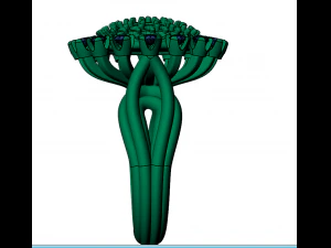 cluster design ring 3D Print Model