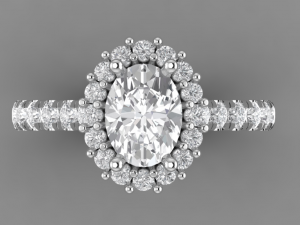 cluster style ring Modèles 3D en vedette