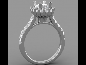 cluster style ring Modèles 3D en vedette