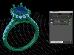 cluster style ring Modèles 3D en vedette