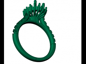 cluster style ring Modèles 3D en vedette